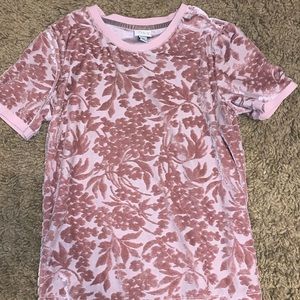 Pink Velvet Floral shirt